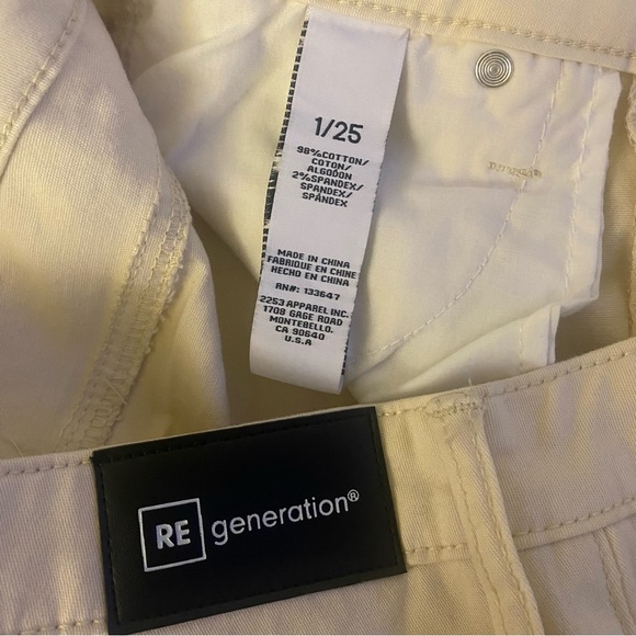 RE generation BY CELEBRITY PINK CARPENTER FLARE PANTS SIZE 1/25 NWT - Picture 5 of 5